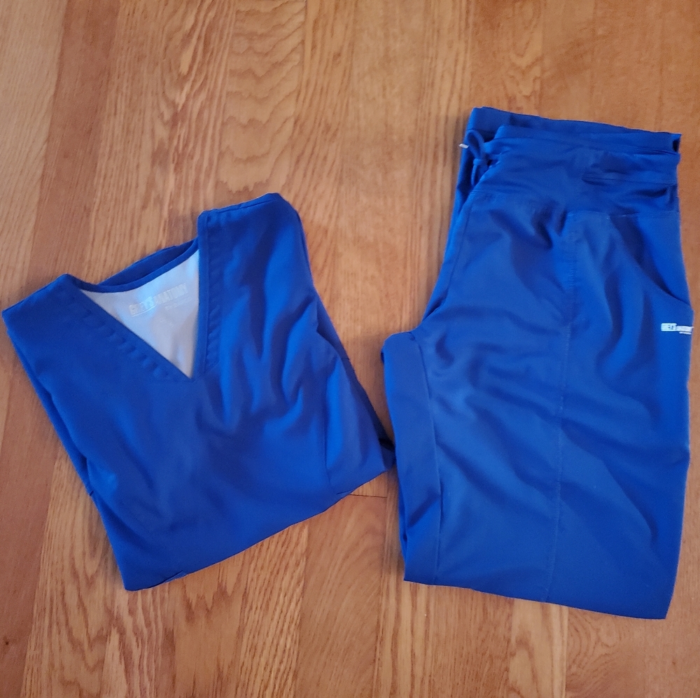 Grey's Anatomy Blue Scrubs. Size medium.